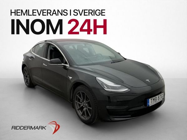 Tesla Model 3 Long Range AWD AP Pano Svensksåld Två-brukare - 2019