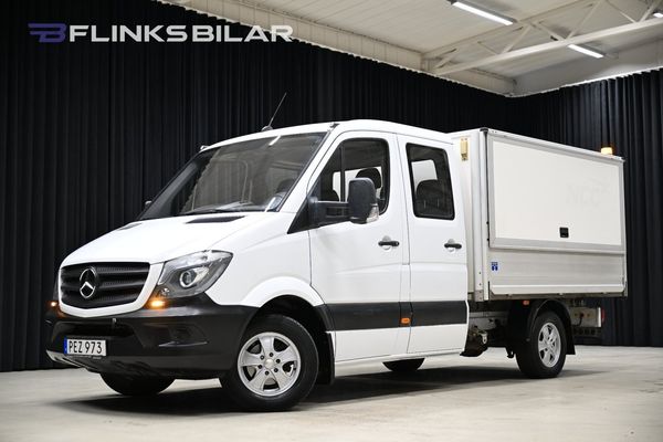 Mercedes Sprinter 316 Automat|Dubbelhytt|6-Sits|Kåpa|3.5ton-drag|Xenon - 2017