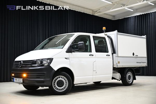 Volkswagen Transporter 4Motion 150HK Dubbelhytt|Kåpa|Drag|Värmare|Lågmil|Moms - 2019