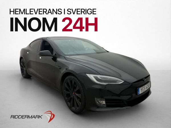Tesla Model S 75 320hk Adp-fart Pano Kamera Navi Skinn - 2016