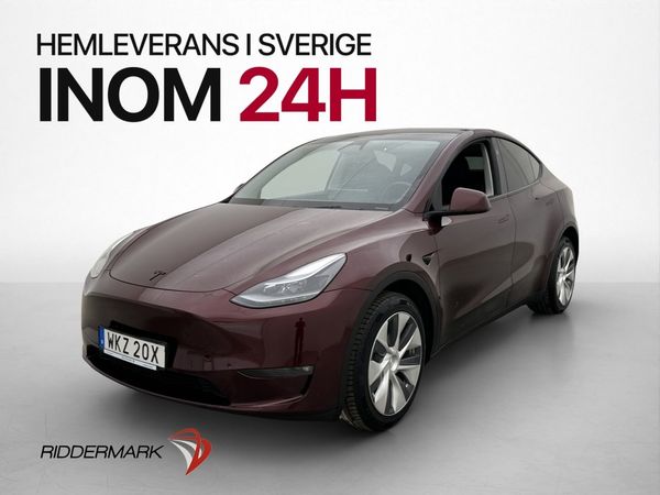 Tesla Model Y Long Range AWD Svesnksåld Dragkrok MOMS - 2025