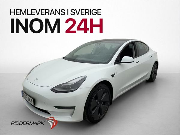 Tesla Model 3 Long Range AWD Panorama Svensksåld - 2021