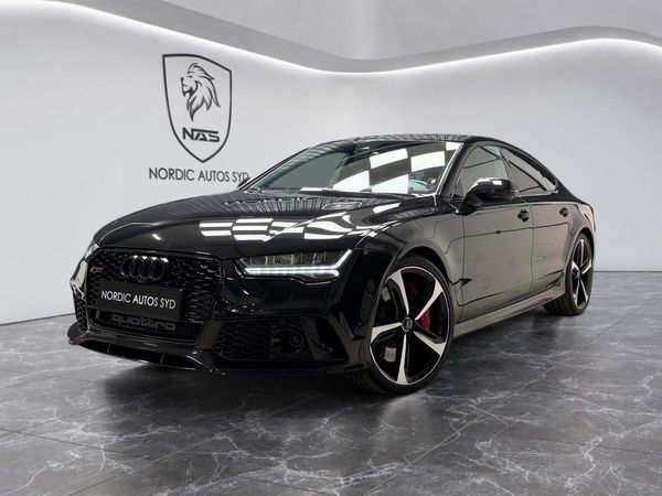Audi RS7 Sportback /4.0 TFSI V8 / Quattro / Bose / HUD / Sv-Såld - 2017