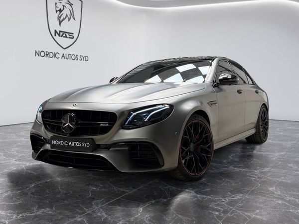 Mercedes E63 AMG S 4MATIC+ / Kolfiber / Pano / Luftfjädring / 360° - 2018