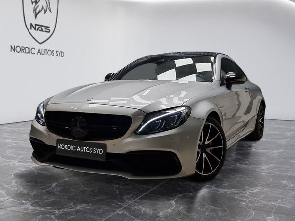 Mercedes C63 AMG Coupé Skalstolar / Panorama / Head up - 2016