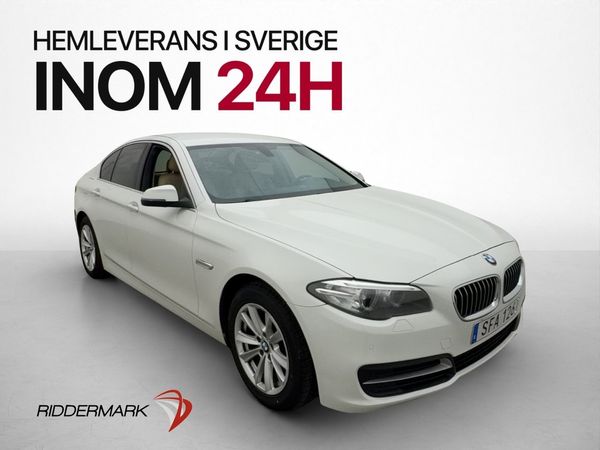 BMW 520 d 190hk Sensorer Endast 0,41l/mil ISOFIX Farthållare - 2015