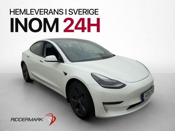 Tesla Model 3 Long Range AWD Autopilot Värmepump Drag MOMS - 2021