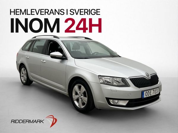 Skoda Octavia Kombi 1.6 TDI 110hk Ambition CarPlay Sensorer - 2017