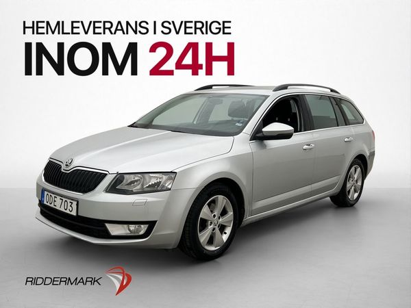 Skoda Octavia Kombi 1.6 TDI 110hk Ambition CarPlay Sensorer - 2017