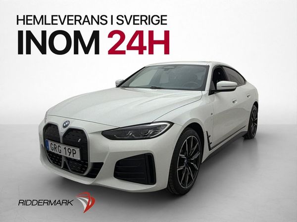 BMW i4 eDrive40 Gran Coupé M Sport Drag Kamera Rattvärm MOMS - 2023