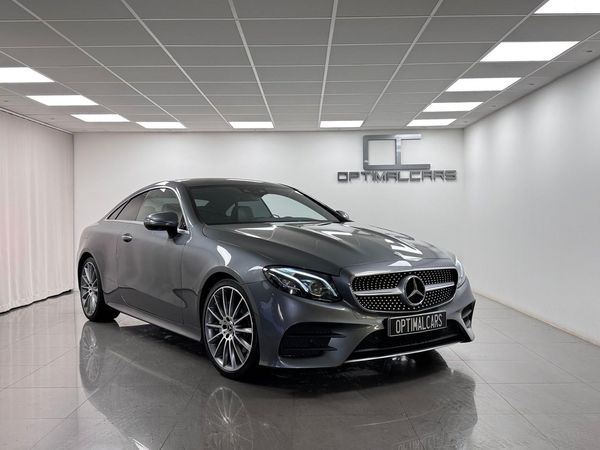 Mercedes E200 Coupé 9G AMG Widescreen Burmester Svensksåld - 2017