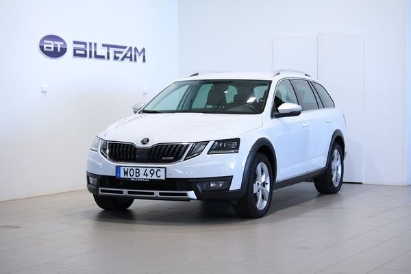 Skoda Octavia Combi Scout 2,0 TDI 184 DSG 4x4 Drag Värmare - 2020