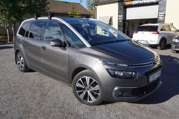 Citroen C4 Picasso Grand 1.6 BlueHDi Aut/Drag/M-värmare/B-kamera/7-Sits - 2017