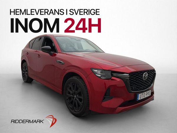 Mazda CX-60 PHEV 327hk 360° BOSE HuD Rattvärm MOMS - 2024