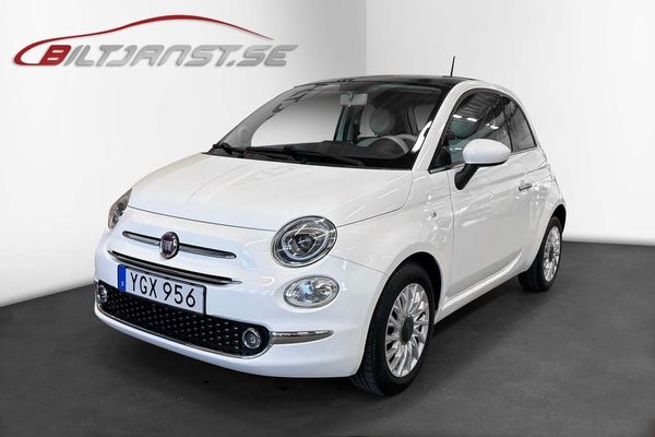 Fiat 500 1,2 69hk Lounge / Panorama / Kamrem bytt - 2017