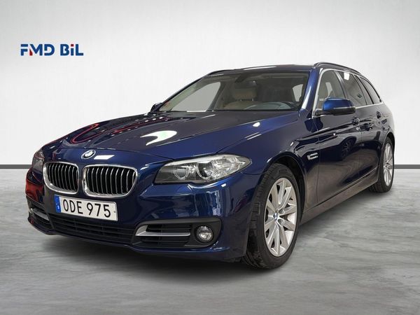 BMW 530 D XDRIVE 258HK TOURING SKINN RATTVÄRME P-SENSORER 1-ÄGARE - 2016
