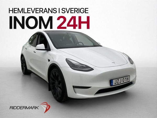 Tesla Model Y Performance 534hk Pano Värmepump Kamera Drag - 2023