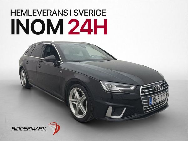 Audi A4 40 TDI Q 190hk S-Line D-Värmare Halvskinn Drag - 2019