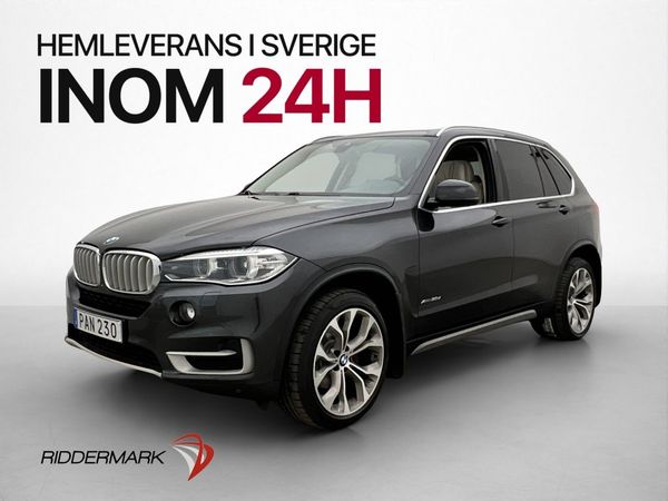 BMW X5 xDrive30d Värmare Pano H/K Drag Komfort Surround-View - 2016