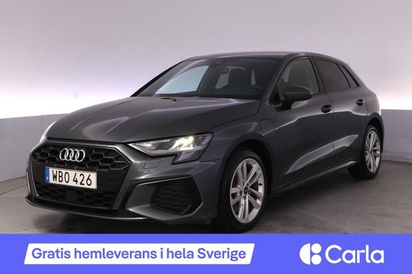 Audi A3 Sportback 45 TFSI e S-line Kamera LED Farthållare - 2021