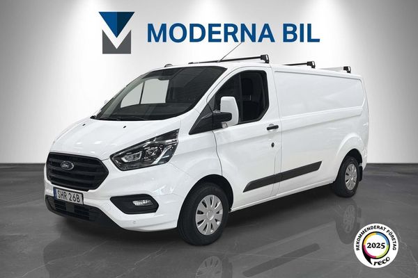 Ford Transit Custom 300 2.0 EcoBlue 130hk Moms L2 Drag D-värm Inredd - 2020