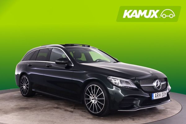 Mercedes C220 T d AMG 360 Pano Drag Navi CarPlay Premium Läder - 2019