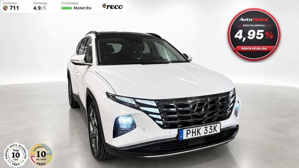 Hyundai Tucson Hybrid AWD 230hk Panorama/En ägare/Kamera - 2021