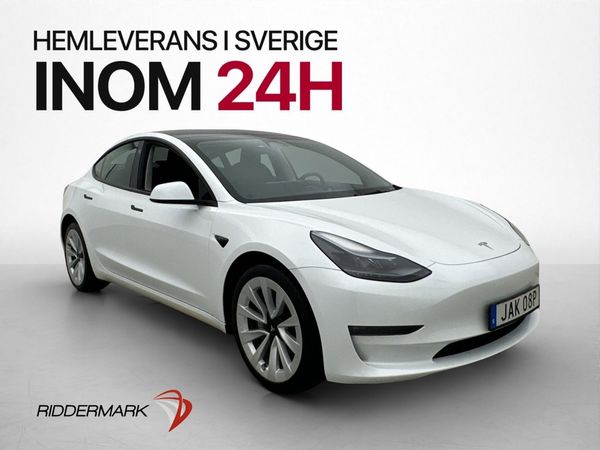 Tesla Model 3 Long Range AWD Autopilot Värmepump Dragkrok - 2023
