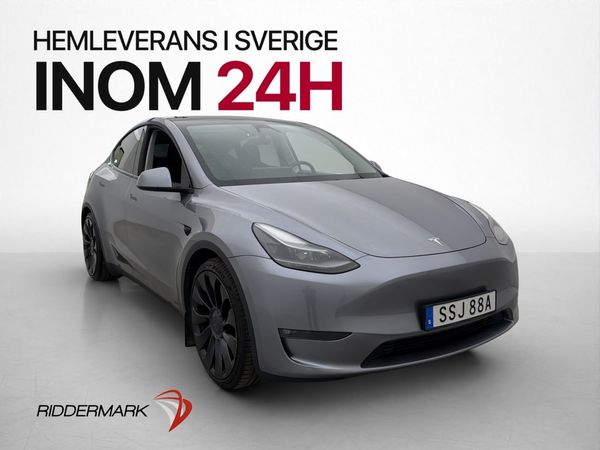 Tesla Model Y Performance Autopilot Värmepump Dragkrok MOMS - 2024