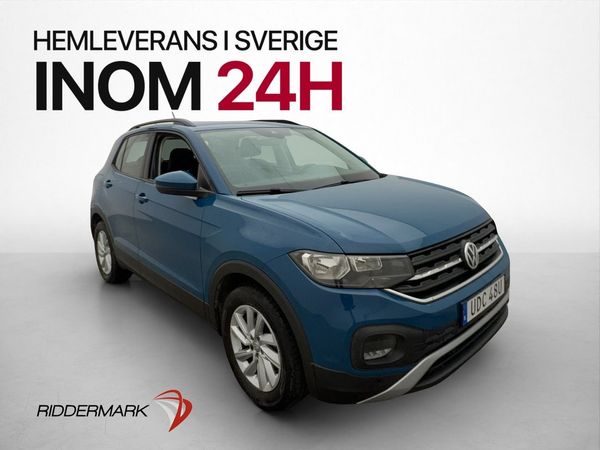 Volkswagen T-Cross 1.0 TSI 95hk Base P-sensor Farthållare - 2019