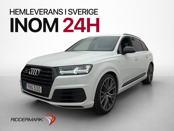 Audi SQ7 4.0 TDI V8 Q 7-Sits Pano BOSE Luft Drag Värmare - 2017