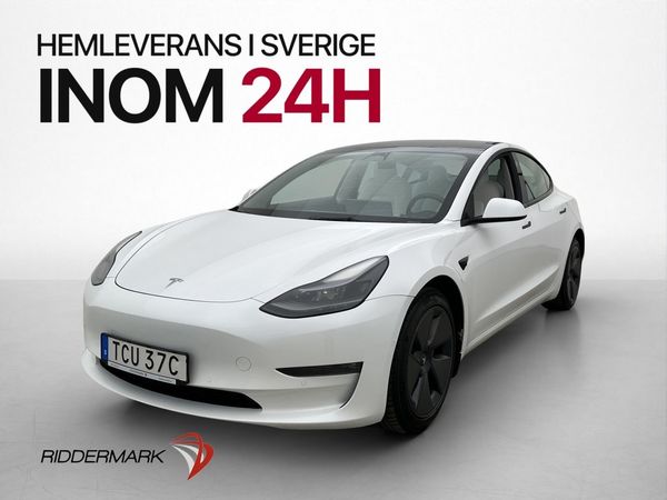 Tesla Model 3 Long Range AWD Värmepump Autopilot En-Brukare - 2022
