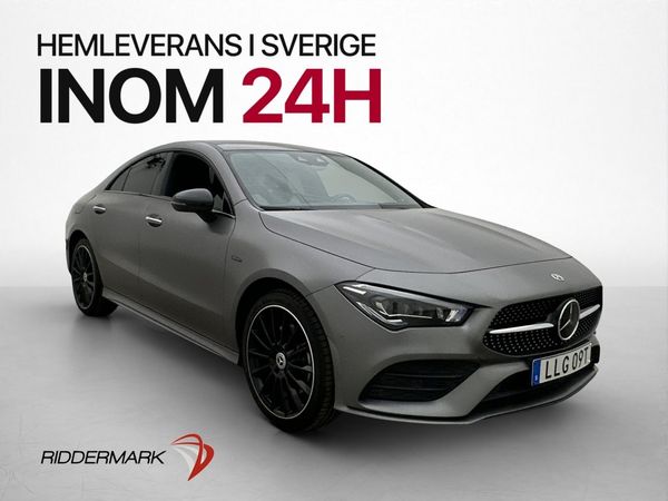 Mercedes CLA250 e Coupé AMG Night Pano Burmester Skinn - 2021