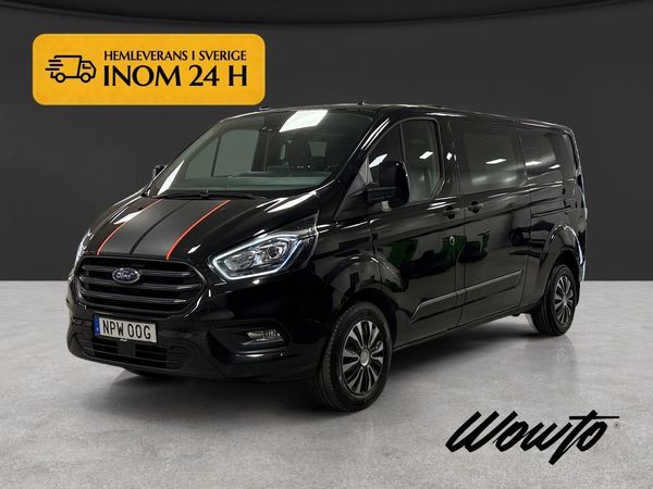 Ford Transit Custom 340 Crew Van 170HK L2 6-Sits /V-Inred /Moms - 2023