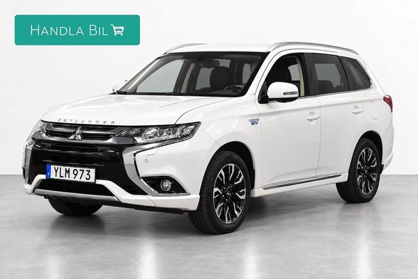 Mitsubishi Outlander PHEV Business Skinn 360° P-värm Drag Nybes - 2018