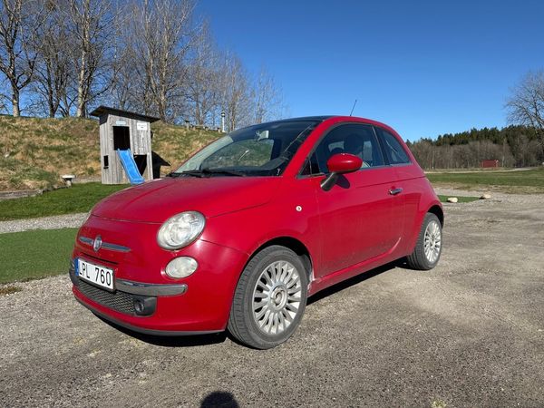 Fiat 500 1.2 Lounge Panorama 5.400 mil 1 Ägare Euro 5 - 2011