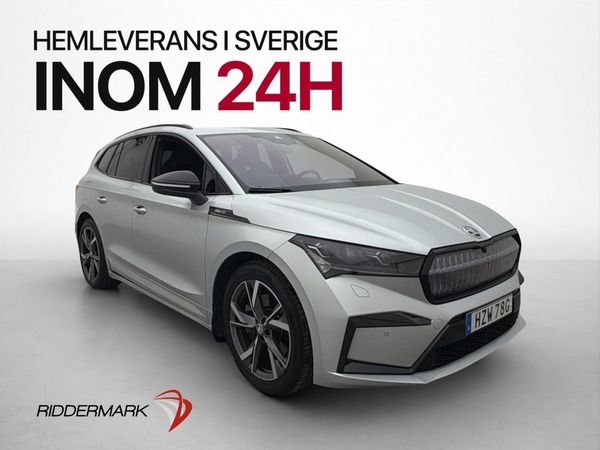 Skoda Enyaq 85x Sportline Crystal P-Värm HuD Canton Drag - 2025