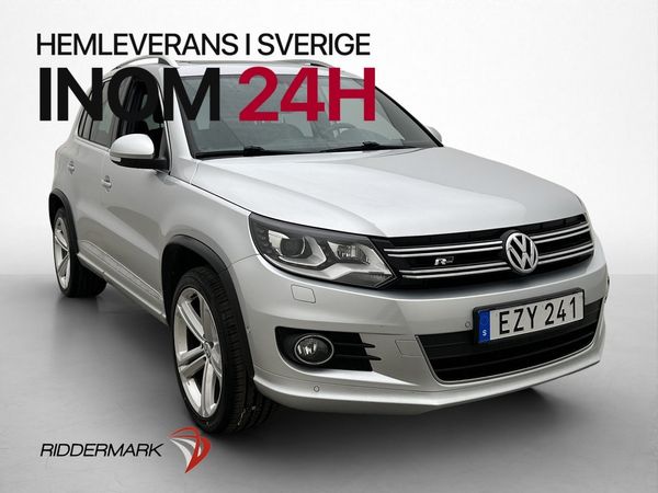 Volkswagen Tiguan 1.4 TSI 4M R Line Pano Värm Läder Drag Kam - 2015
