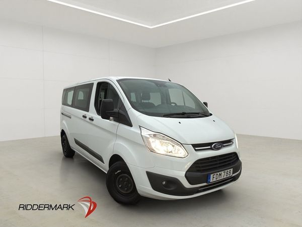 Ford Transit Custom Kombi Lång Ny-Kamrem Värm B-Kam 9-Sits - 2017