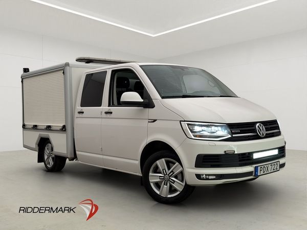 Volkswagen Transporter Dubbelhytt 4M PÅBYGGNAD Drag Moms - 2017