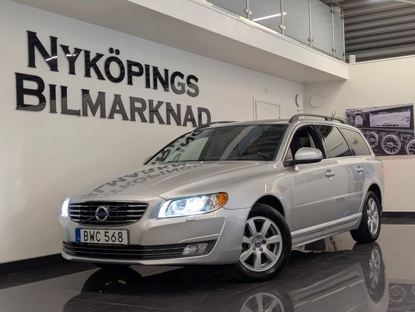 Volvo V70 D4 Momentum Business Edition Drag Halvskinn - 2014