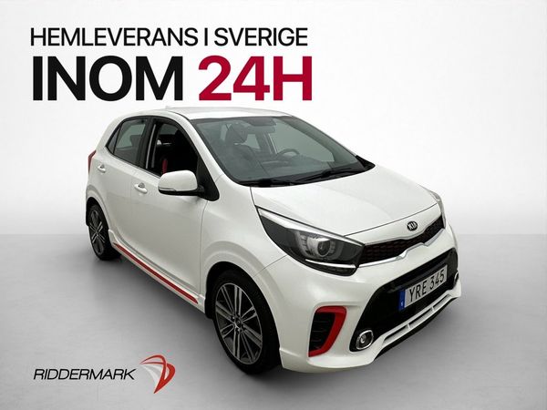 Kia Picanto 1.0 T-GDI GLS Kamera Carplay Endast 0,51l/mil - 2019