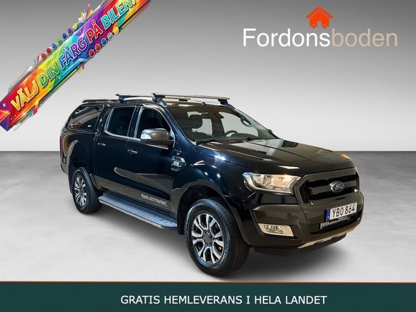 Ford Ranger Dubbelhytt 3.2 TDCi 4x4 Wildtrak Kåpa MOMS Nyservad - 2016