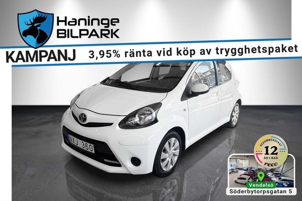 Toyota Aygo 5-DR 1.0 SUPERDEAL FR 3.95% / NYSERVAD / NYBESIKTAD - 2013