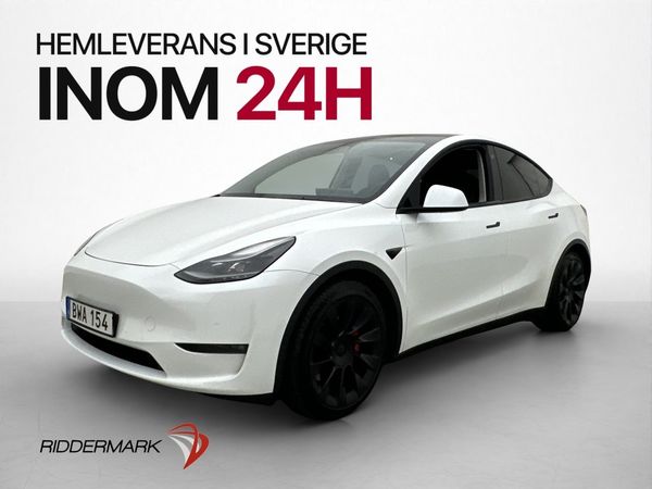 Tesla Model Y Performance Värmepump Autopilot Pano Rattvärme - 2022