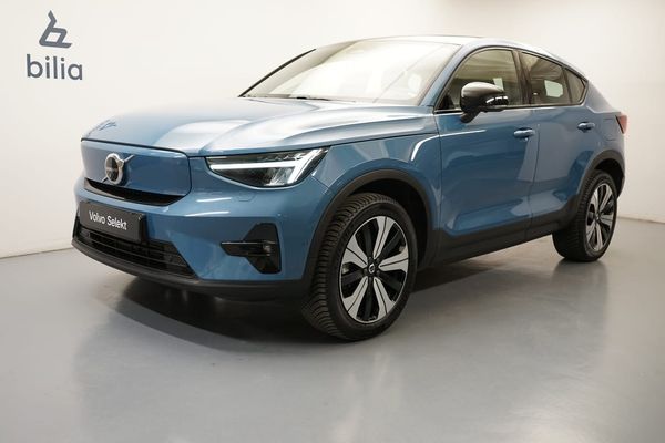 Volvo C40 Recharge Single Motor Ultimate, Panoramaglastak ej öppnb, Dragkrok, Baklucka elmanövrerad, Navigation - 2023