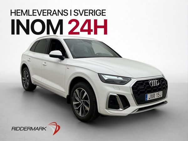 Audi Q5 40 TDI Q S line Cockpit Halvskinn Kamera Adapt-fart - 2024