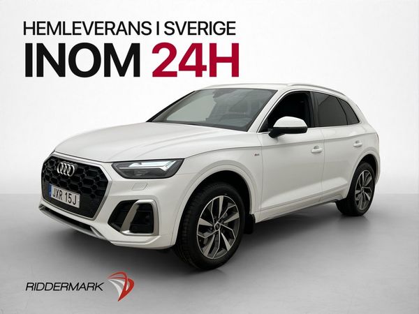 Audi Q5 40 TDI Q S line Cockpit Halvskinn Kamera Adapt-fart - 2024