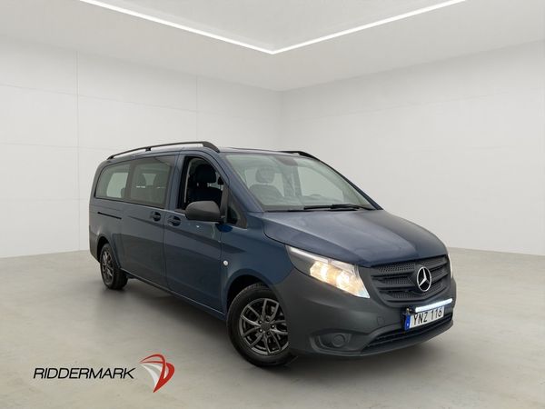 Mercedes Vito Tourer 114 X-Lång D-Värm Drag Skinn 8-Sit - 2017