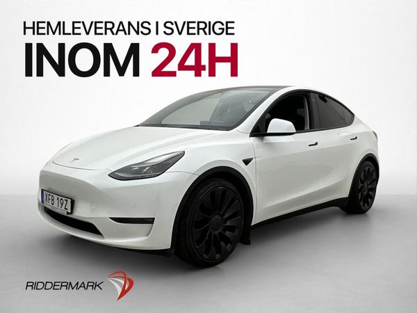 Tesla Model Y Performance 534hk Autopilot Värmepump Pano - 2022
